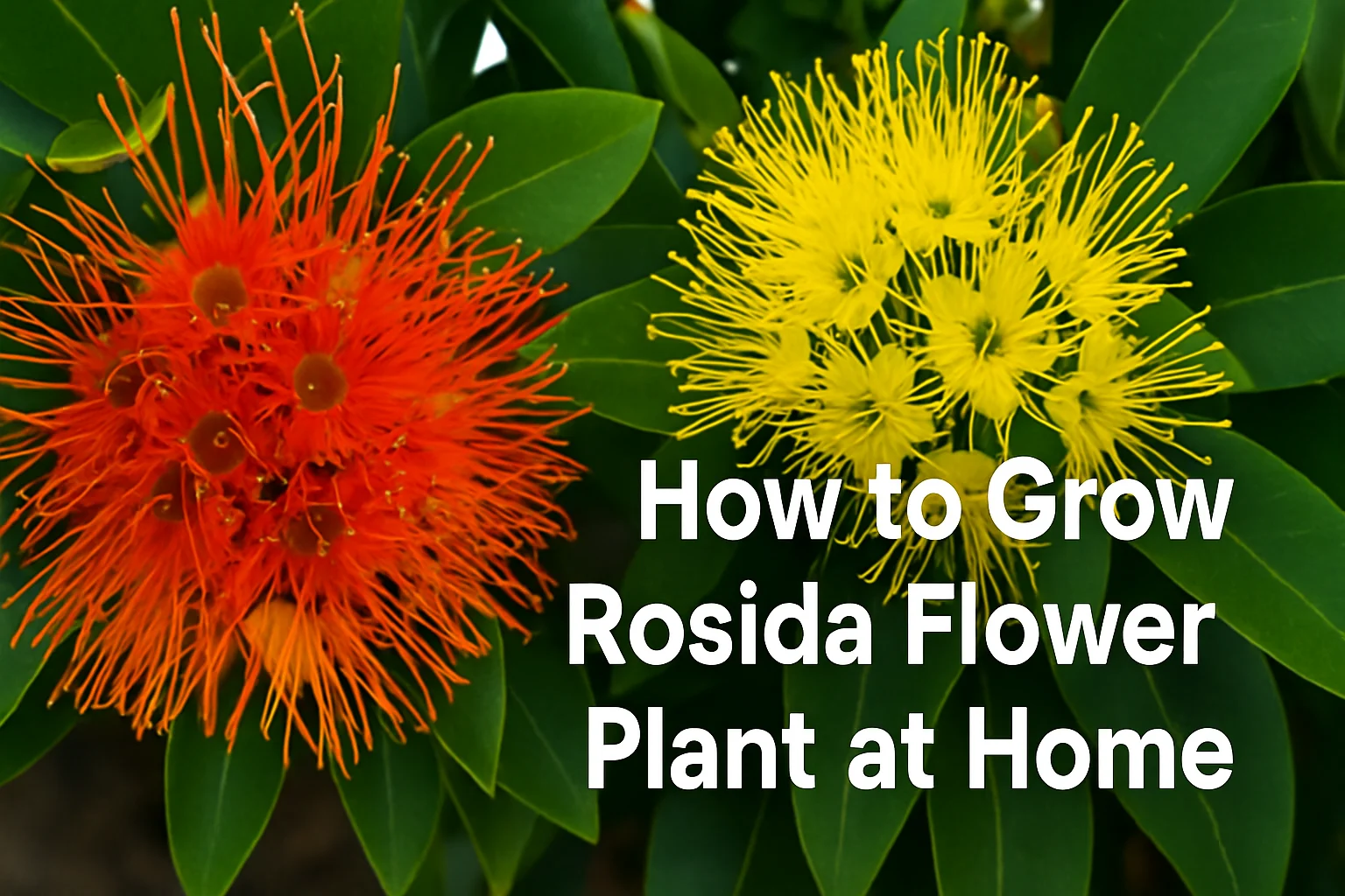How to Grow Rosida Flower Plant at Home