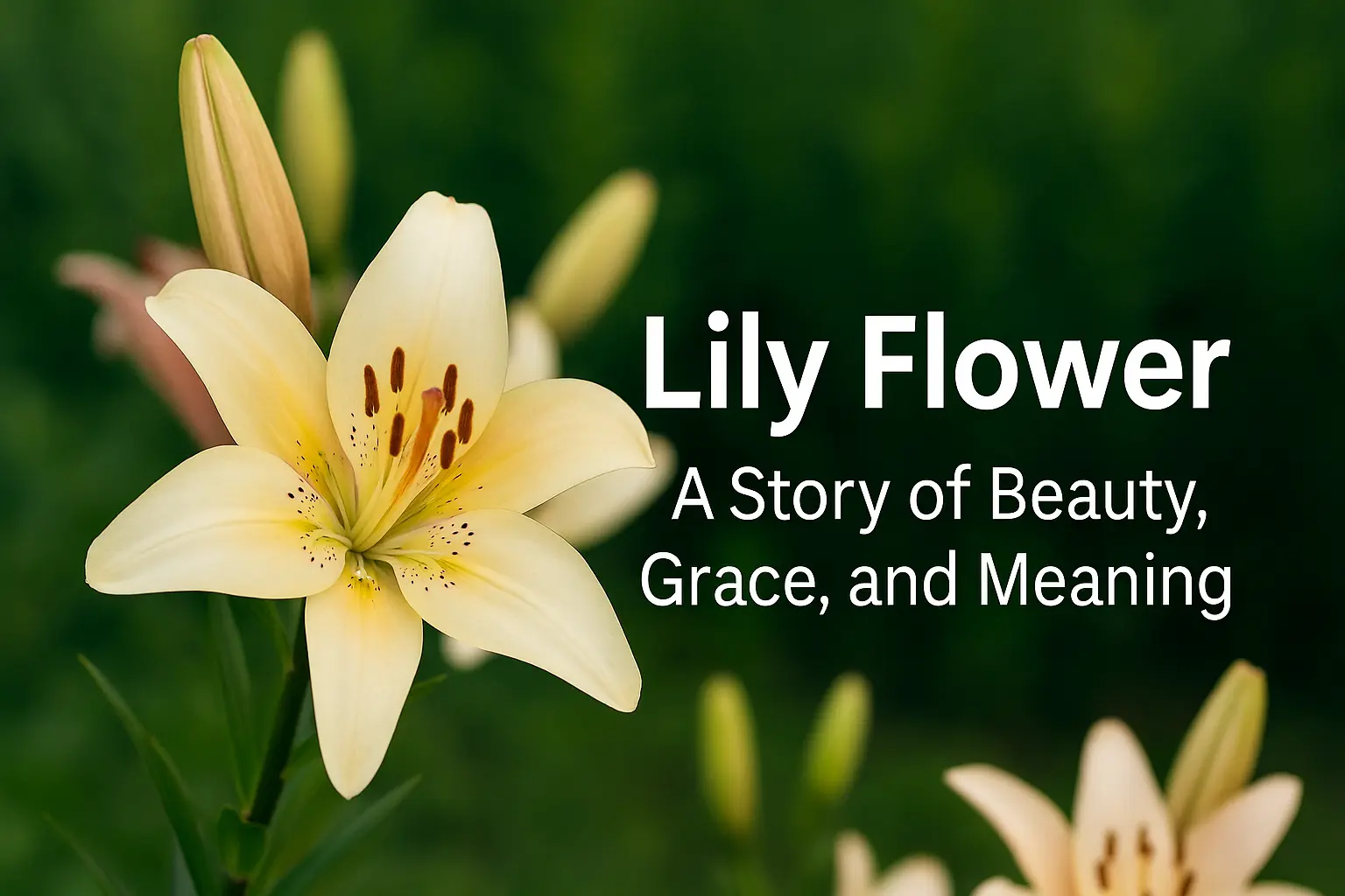 How to Grow a Lily Flower Plant at Home