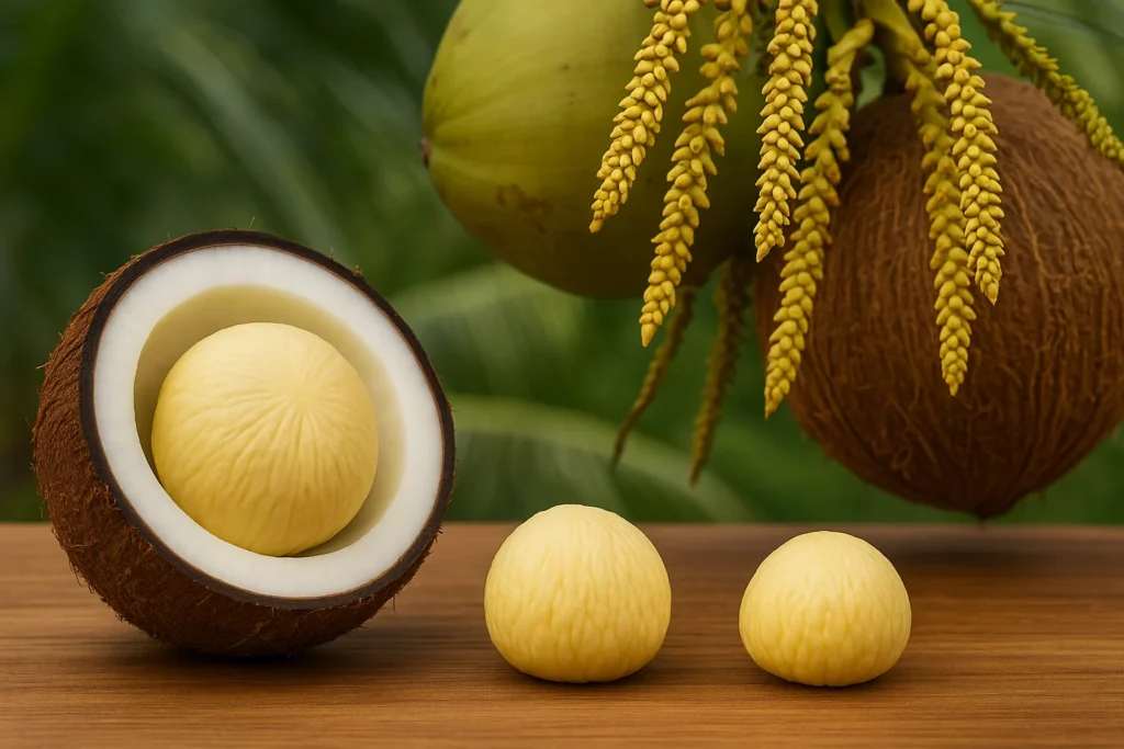 Benefits of Coconut Flower Inside Coconut