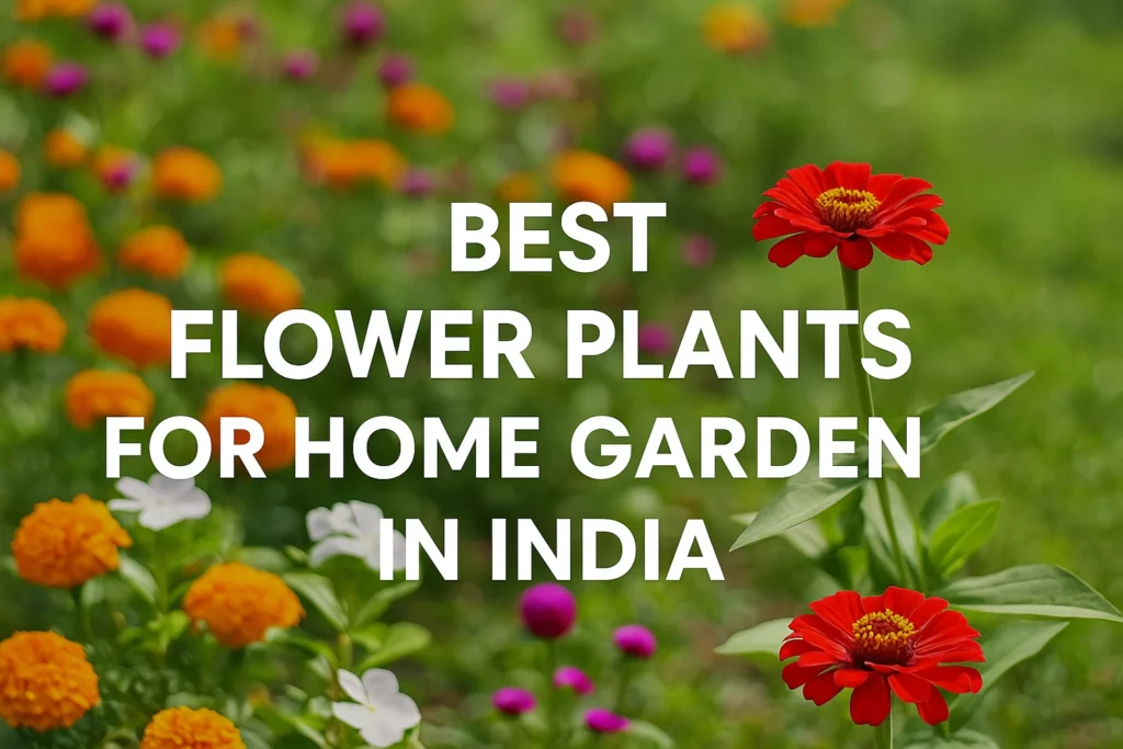 Best Flower Plants for Home Garden in India