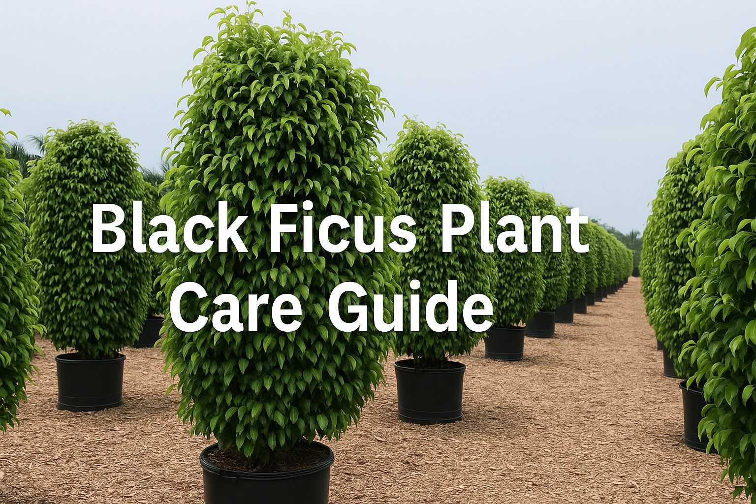 Black Ficus Plant