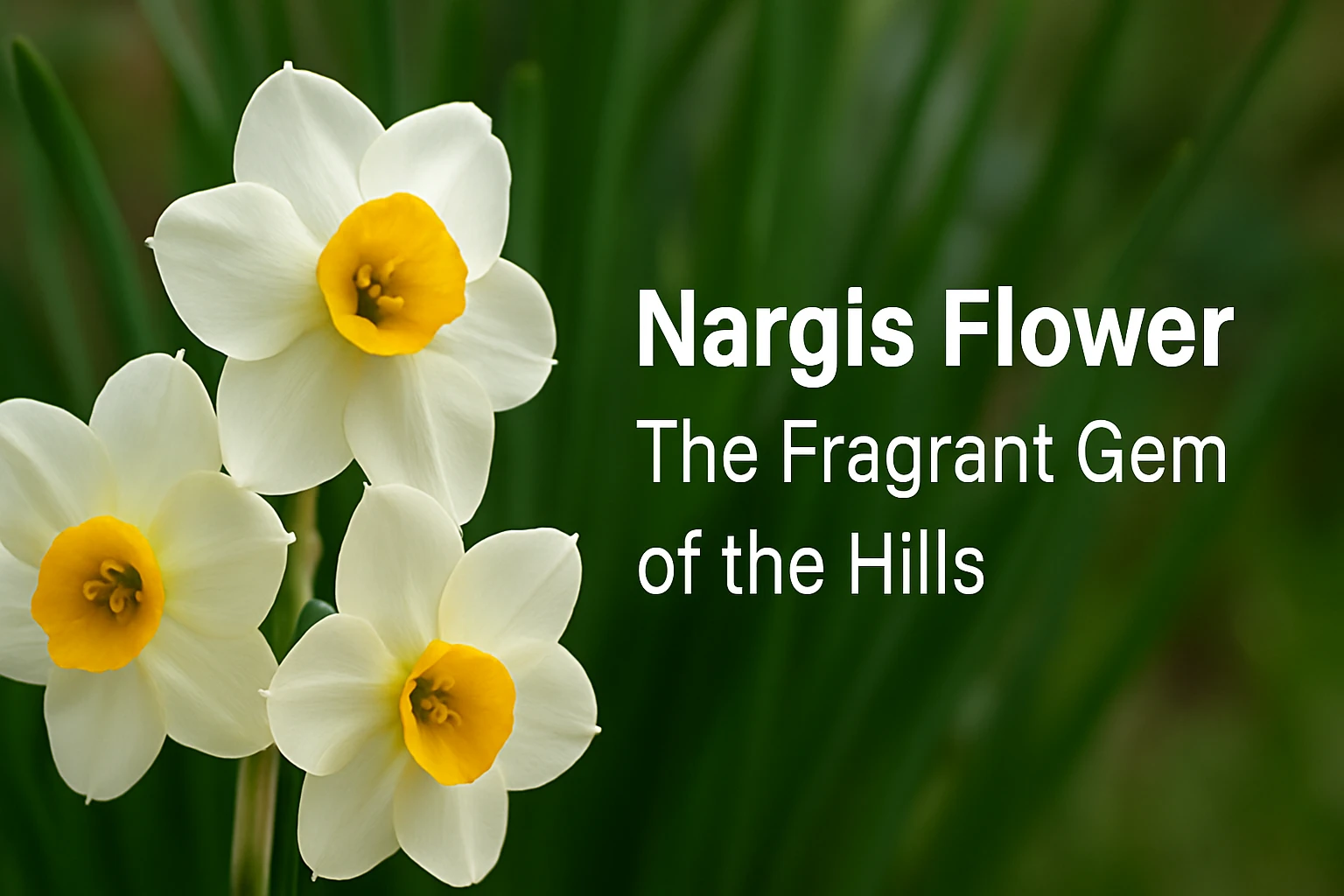 Grow Nargis Flower at Home