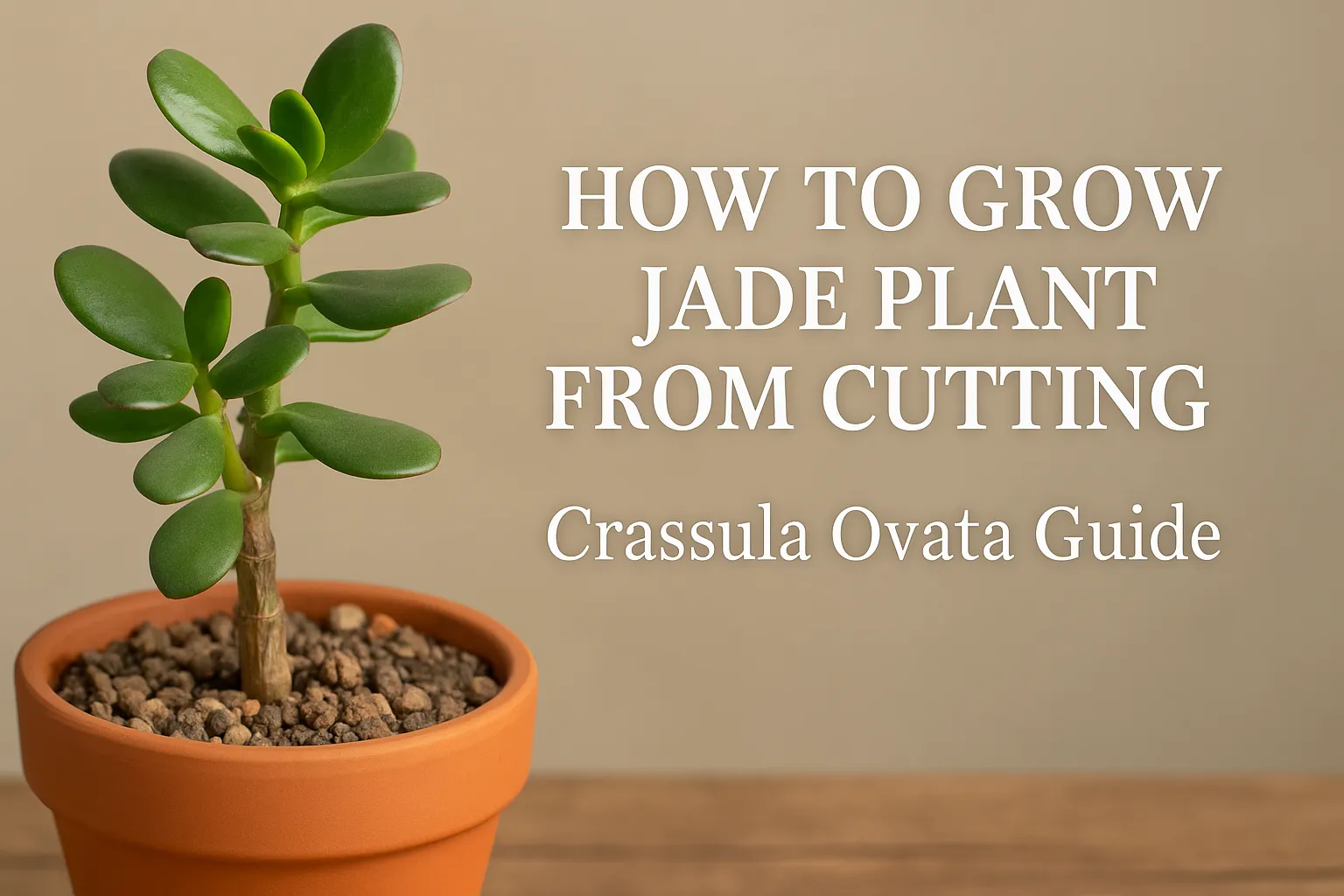 How to Grow Jade Plant from Cutting