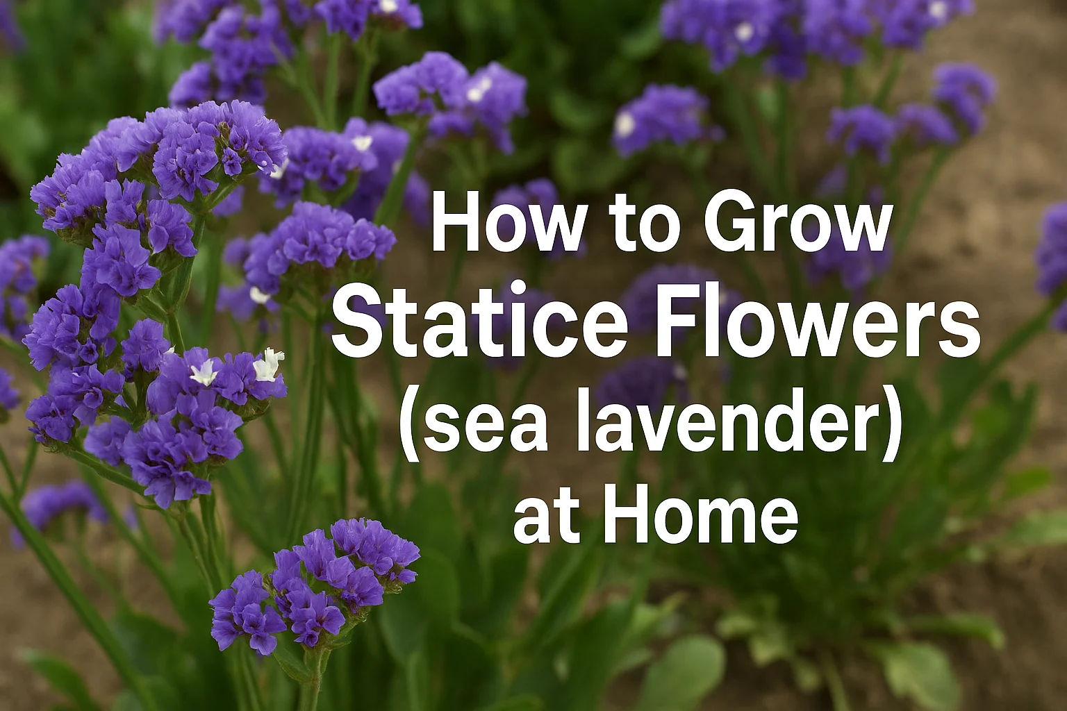How to Grow Statice Flowers at Home