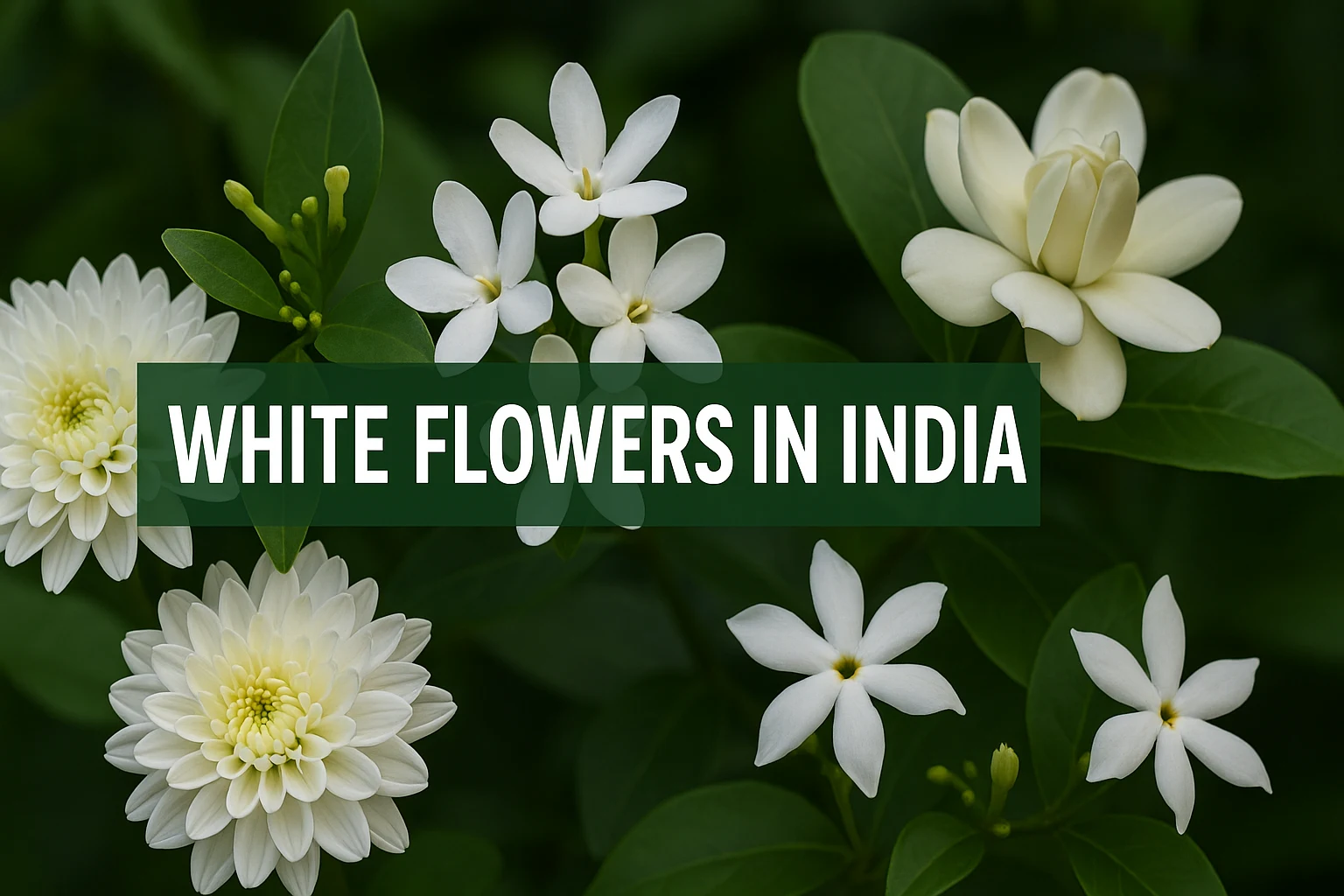 White Flowers in India