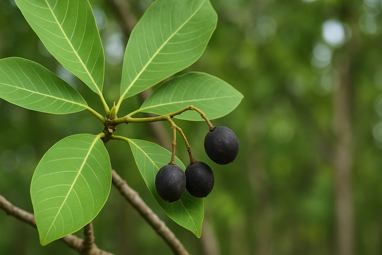 Bhallataka Plant or Semecarpus Anacardium
