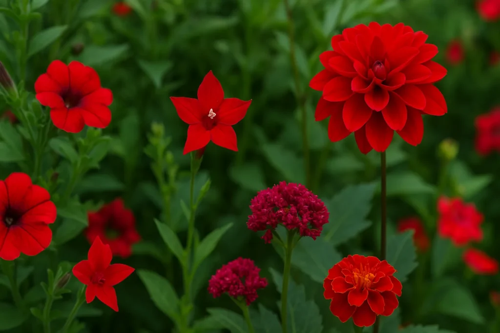 Red Flower Plants in India