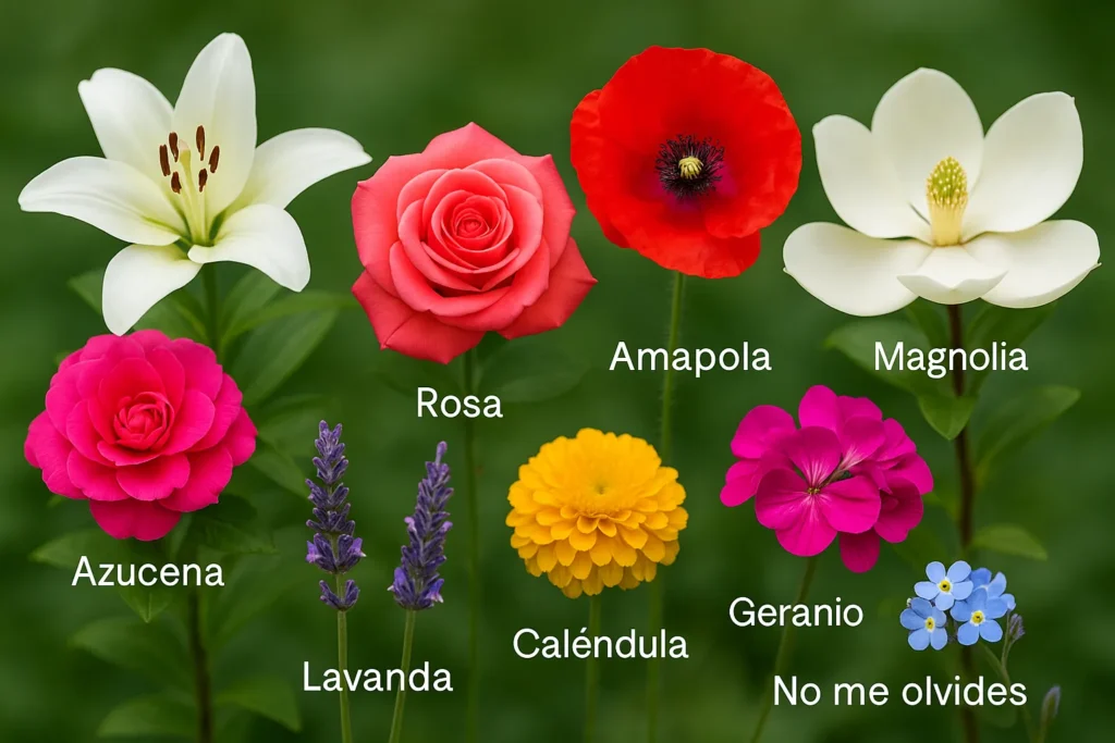 Beautiful Flower Names in Spanish