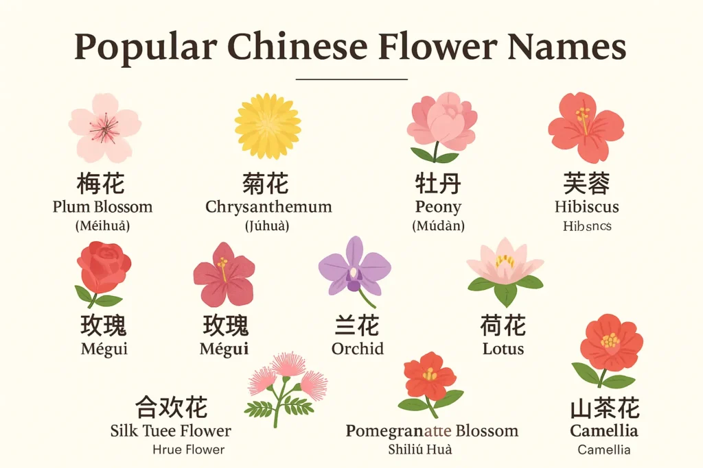 Flower Names in Chinese
