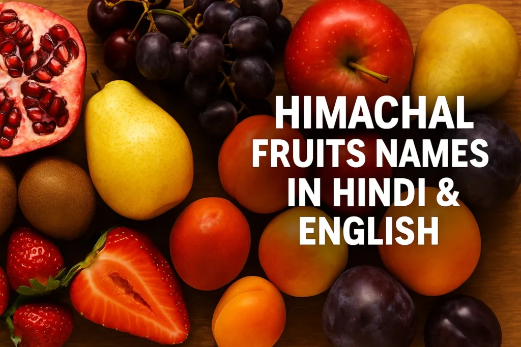 Himachal Fruits Names