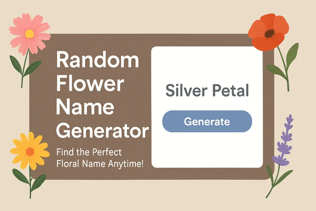 Random Flower Name Generator