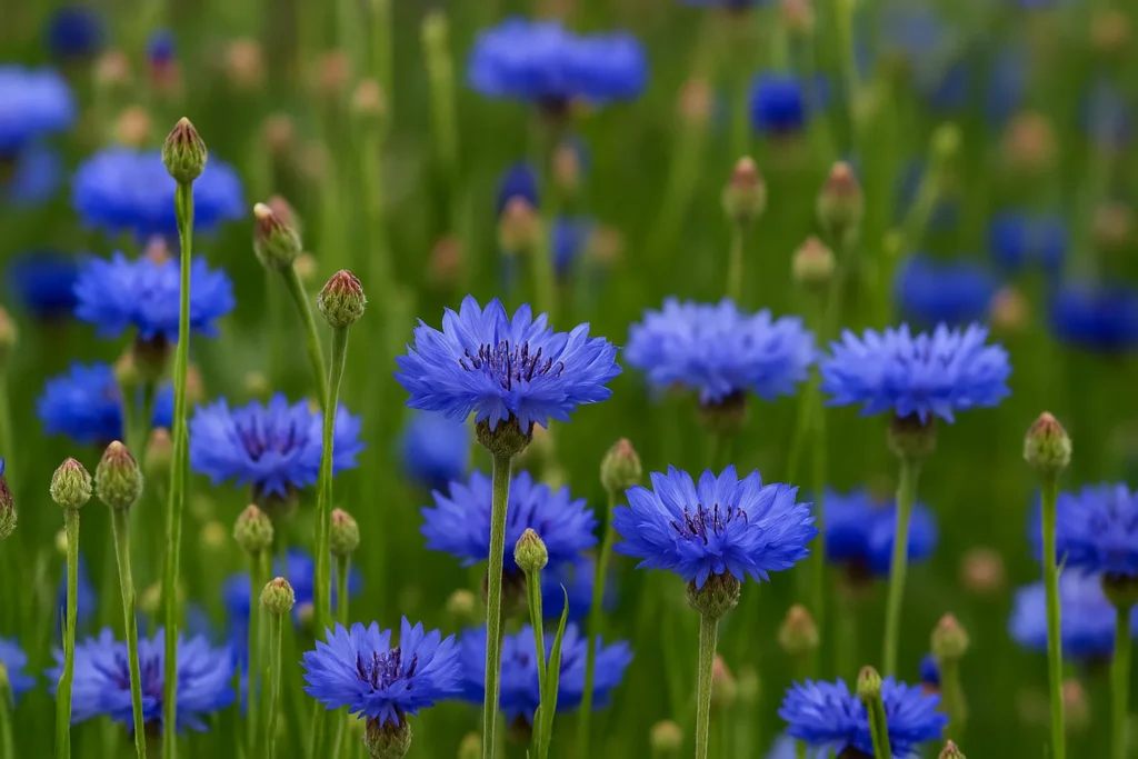 Bachelor Button Flower