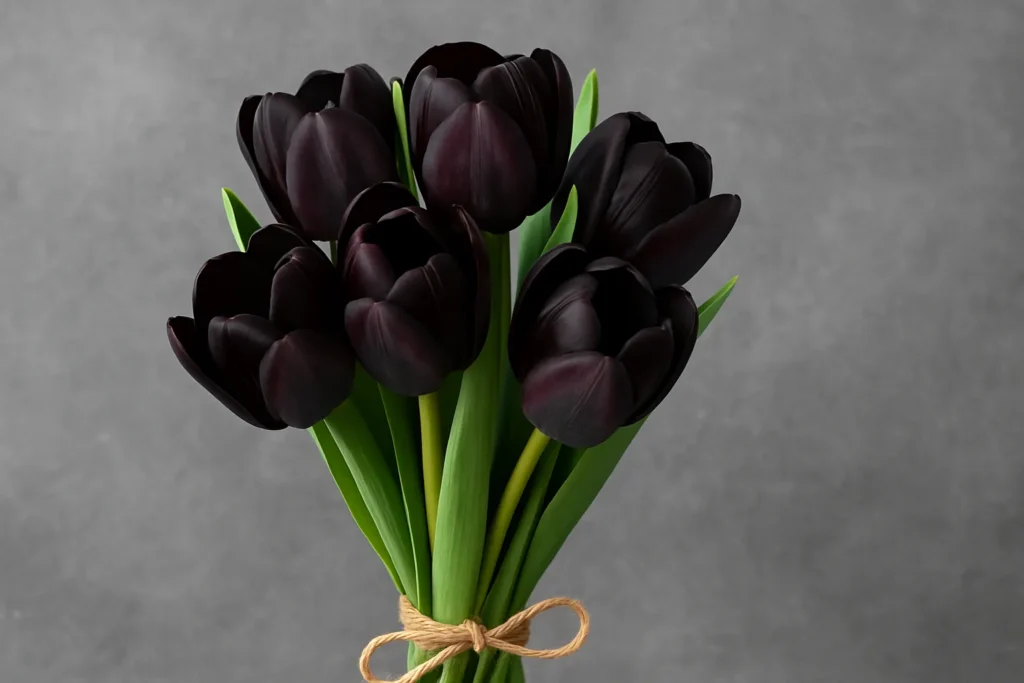 Black Tulip Flowers