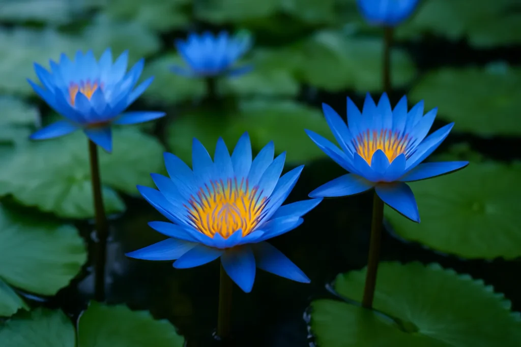 Blue Lotus or Nilkamal Flower