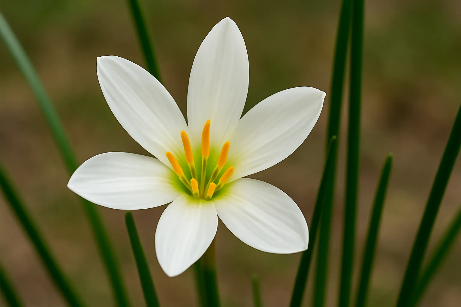 Rain Lily Flower