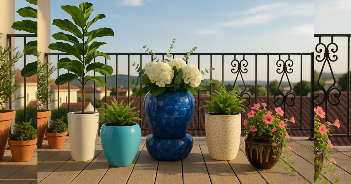 Big Ceramic Planters