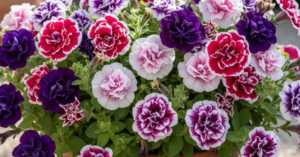 Double Petunia Flower
