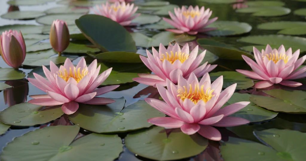 Pink Water Lily